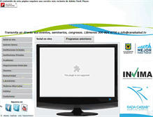 Tablet Screenshot of canalsalud.tv